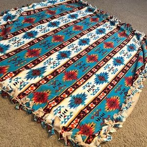 A 4 by 5 little blanket homemade!